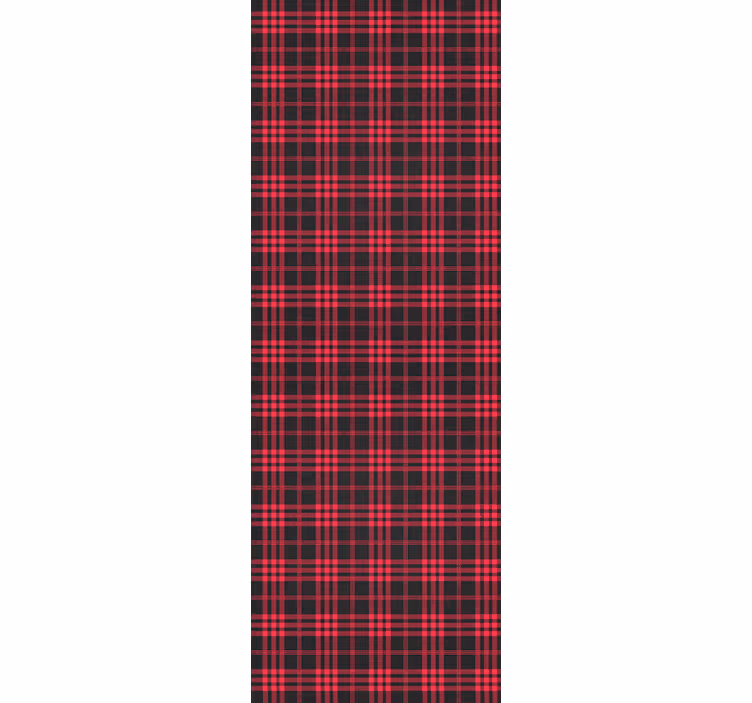 Holiday christmas wallpaper tartan pattern - TenStickers
