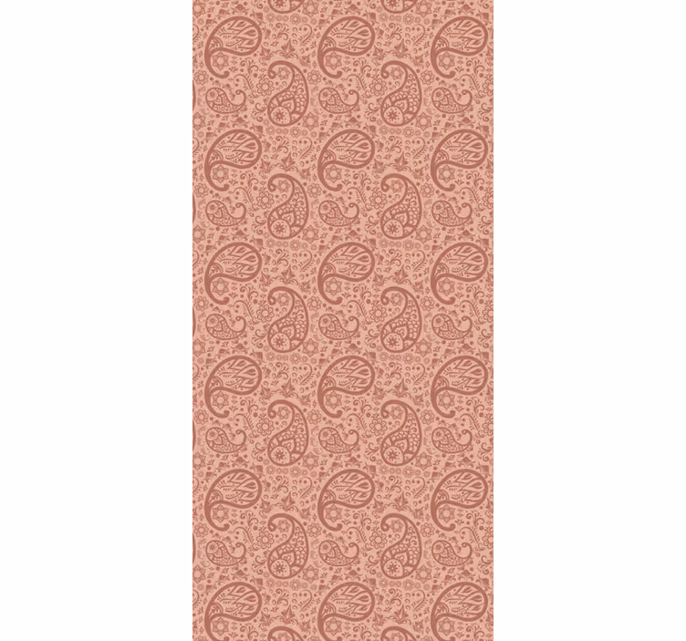 Living area wallpaper paisley graceful design - TenStickers