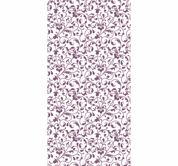 Living area wallpaper ornamentas leaf paisley - TenStickers