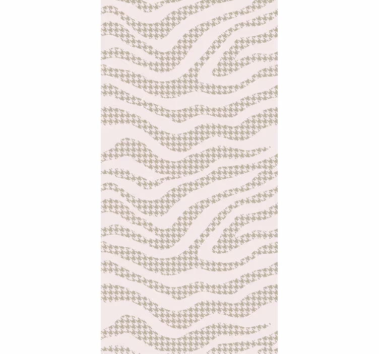 Living area wallpaper abstract wave design - TenStickers
