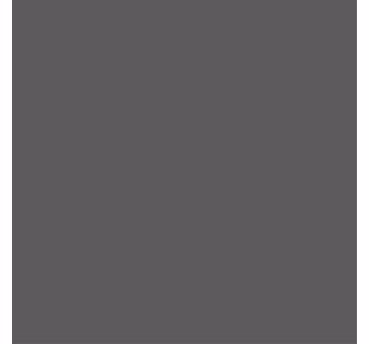 Dark simple grey wall paper in bedroom - TenStickers