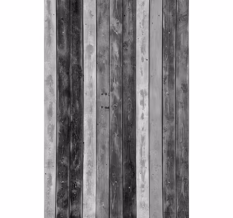 Wall paper in bedroom country timber panels - TenStickers