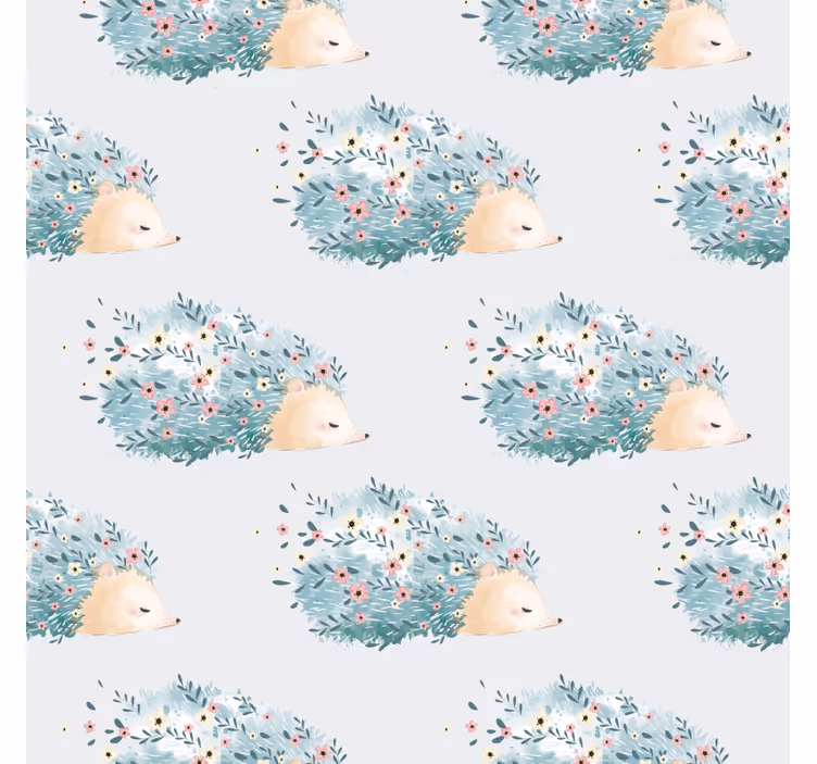 Textured wallpaper porcupine design - TenStickers