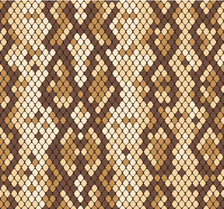 Animals wallpaper snake skin print design - TenStickers