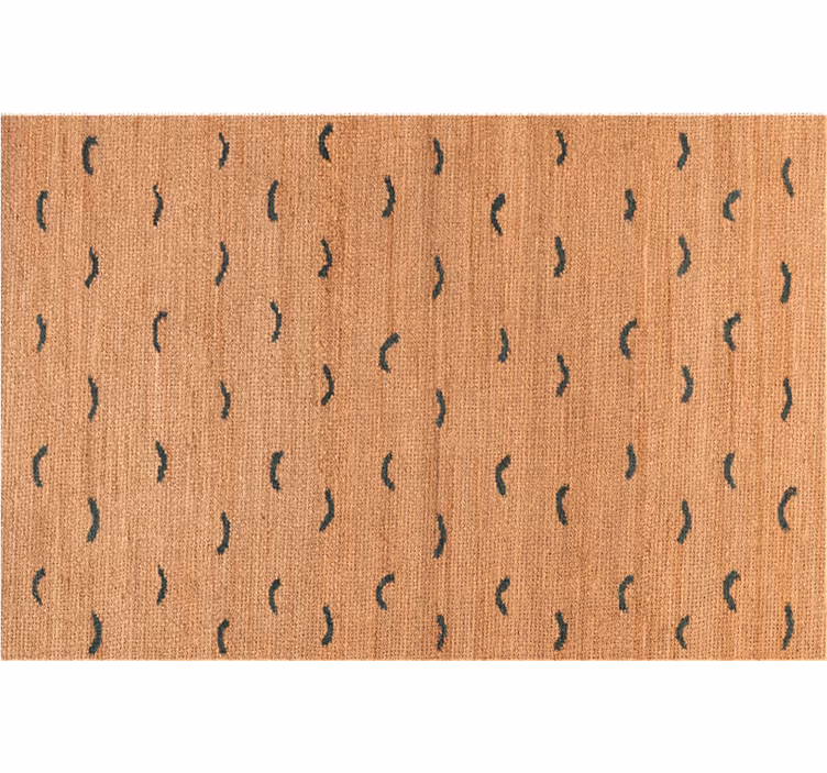 Animals wallpaper in jute beige imitation - TenStickers