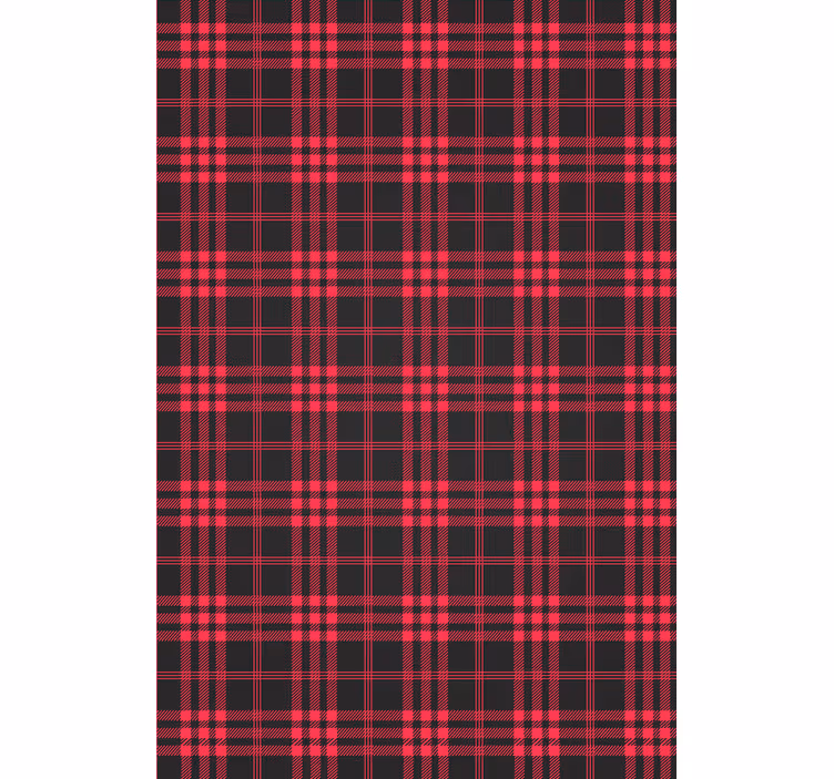 Holiday christmas wallpaper christmas tartan design - TenStickers