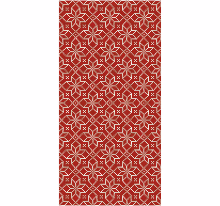 Holiday christmas wallpaper snowflake jumper - TenStickers