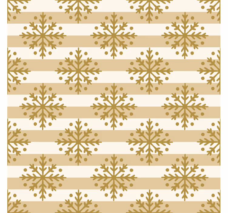 Holiday christmas wallpaper snowflake stripes - TenStickers