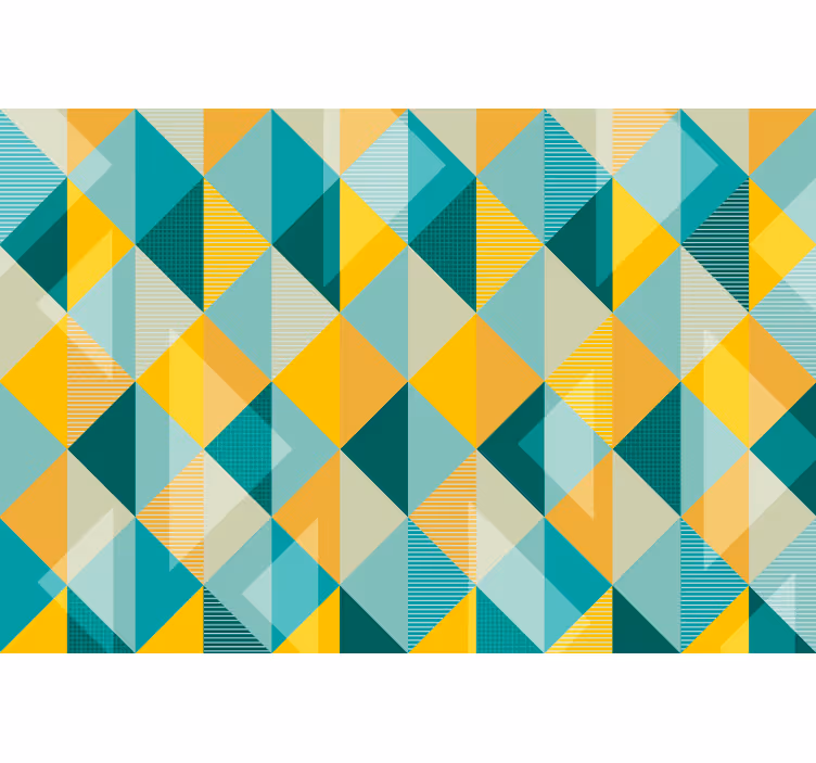 Wallpaper office triangle tale - TenStickers