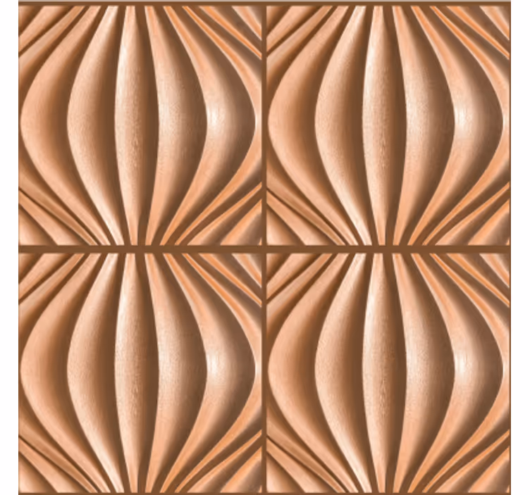 3d sand effect wallpaper for dining area - TenStickers