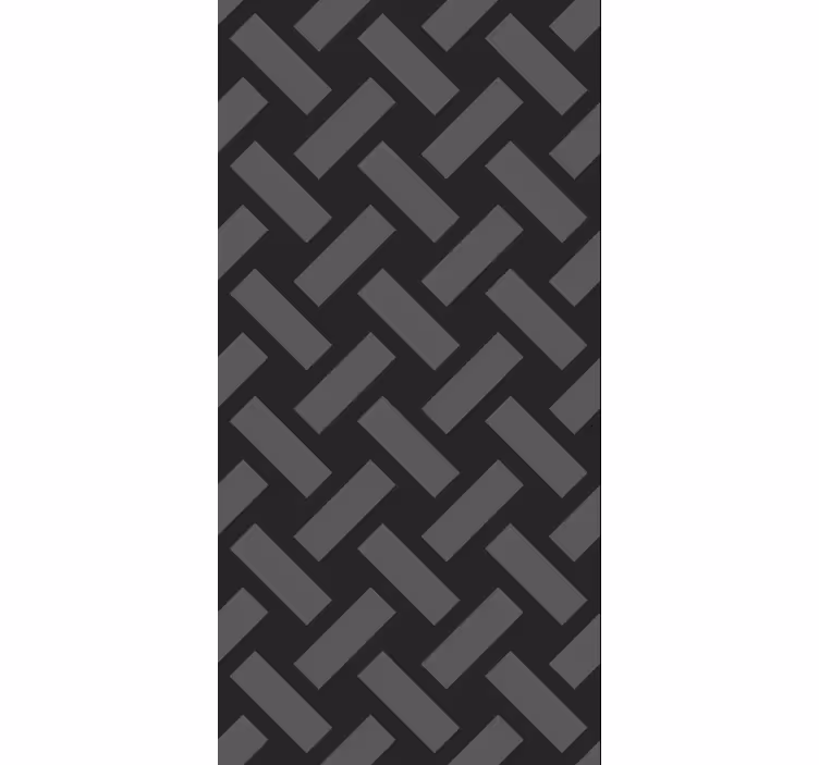 Wallpaper for dining area geometric black squares - TenStickers