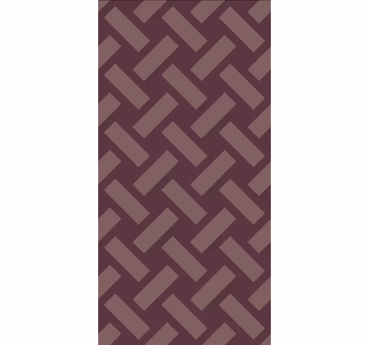 Wallpaper for dining area geometric purple squares - TenStickers
