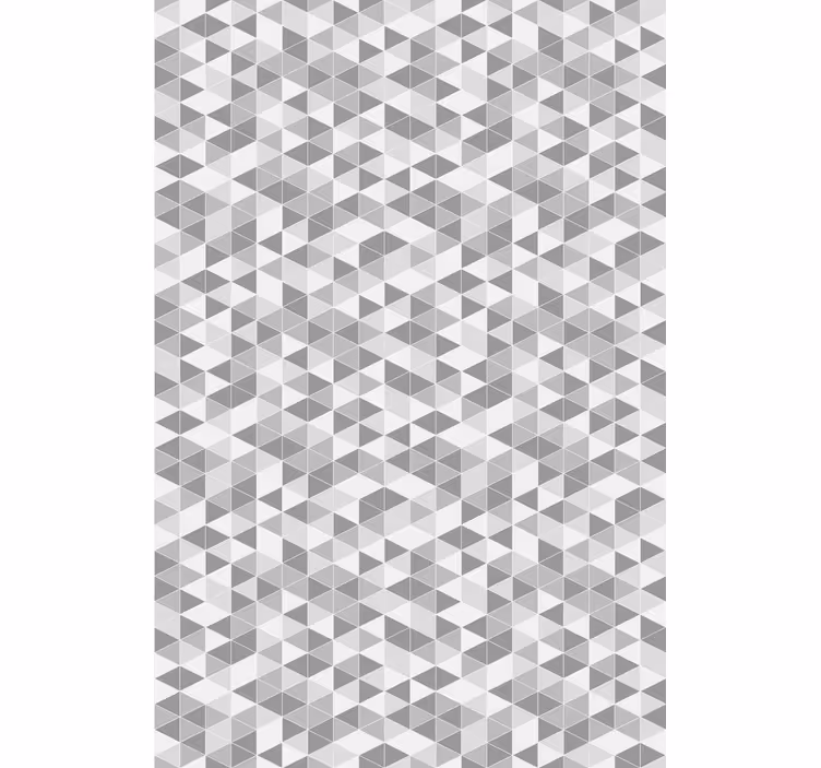 Wallpaper for dining area geometric triangular design - TenStickers