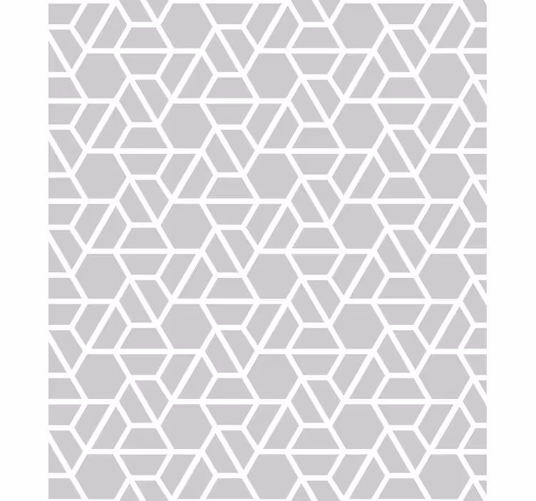 Geometric wallpaper in geometric lattice design - TenStickers