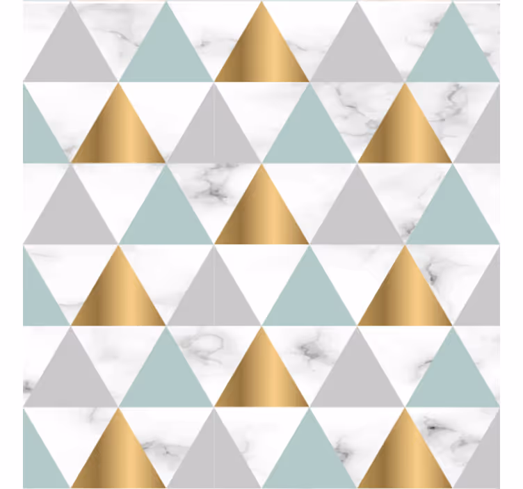 Geometric wallpaper geometric triad - TenStickers
