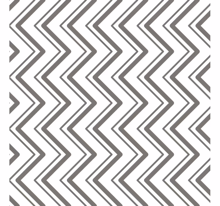 Geometric wallpaper chevron pattern design - TenStickers