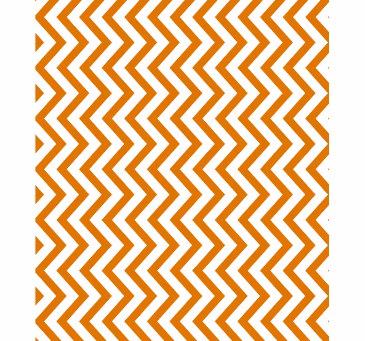 Geometric wallpaper with chevron motif charm - TenStickers