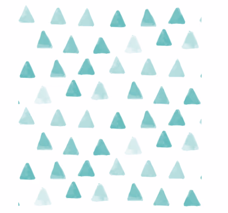 Geometric wallpaper with triangular patterns - TenStickers