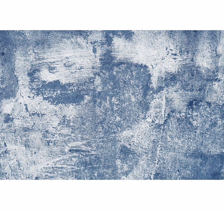 Stone wallpaper in blue concrete effect - TenStickers