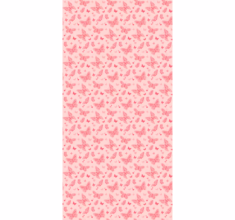 Children's wallpaper in pink - TenStickers
