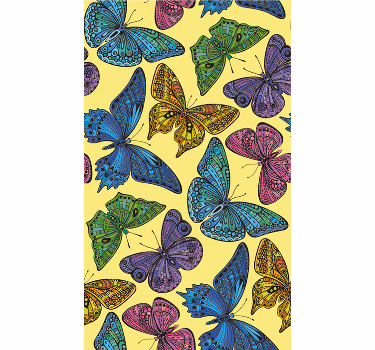 Children's wallpaper big multicolor - TenStickers