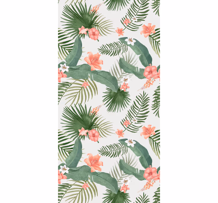 Children's wallpaper hollywood regency plants pattern - TenStickers
