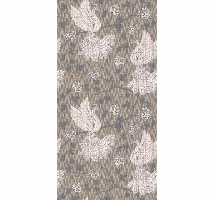 Children's wallpaper yute birds - TenStickers