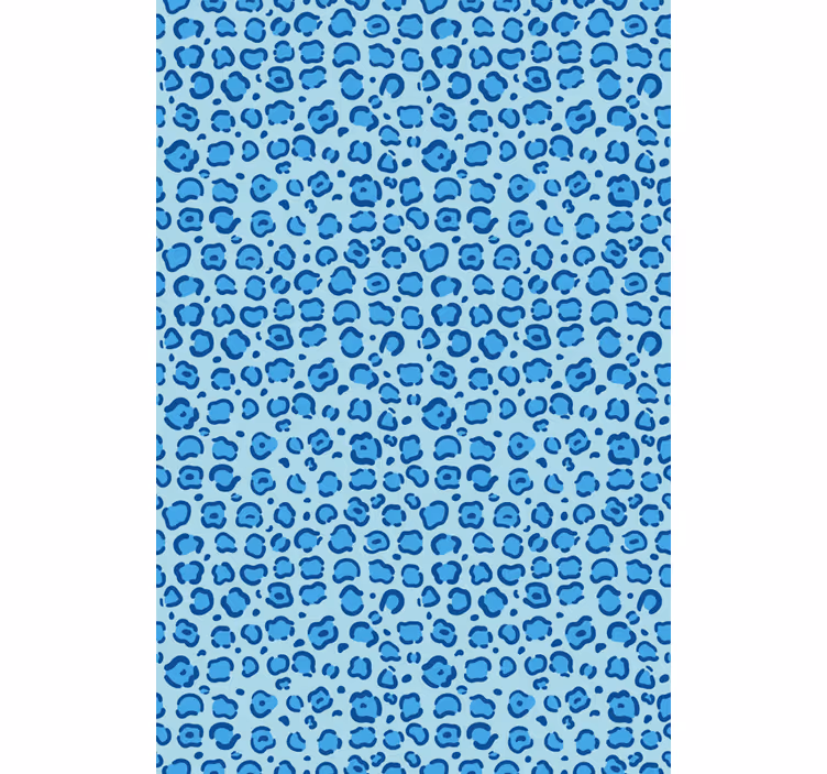 Children's wallpaper blue spotted pattern - TenStickers