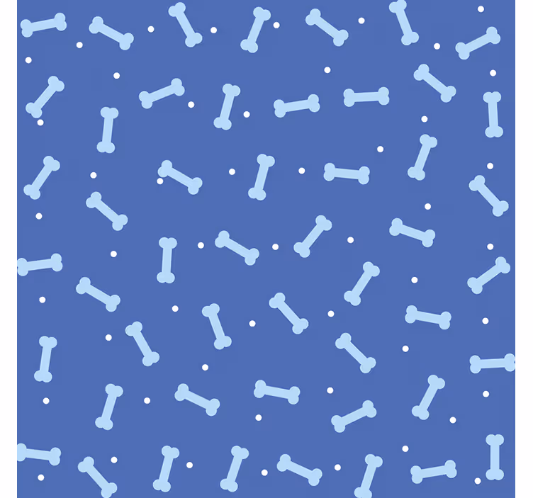 Children's wallpaper dog bone design - TenStickers