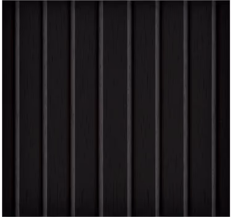 Living area wallpaper rustic black panel - TenStickers