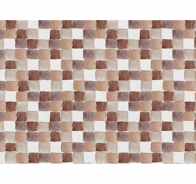 Living area wallpaper earth tone watercolor - TenStickers