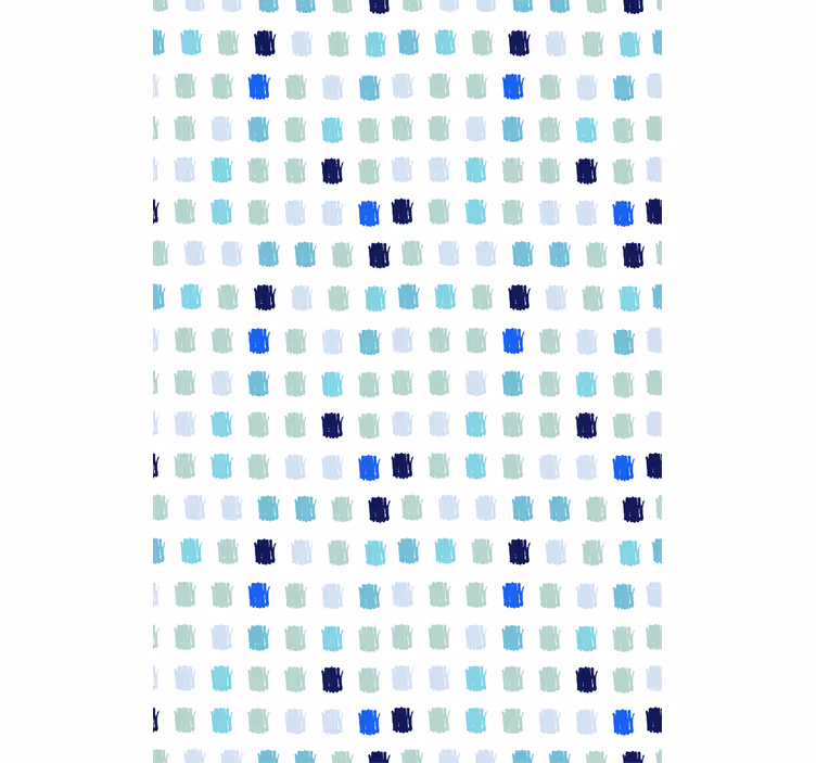 Nordic wallpaper with blue paint strokes - TenStickers