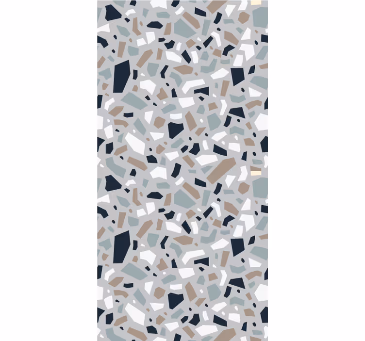 Textured wallpaper abstract terrazzo design - TenStickers