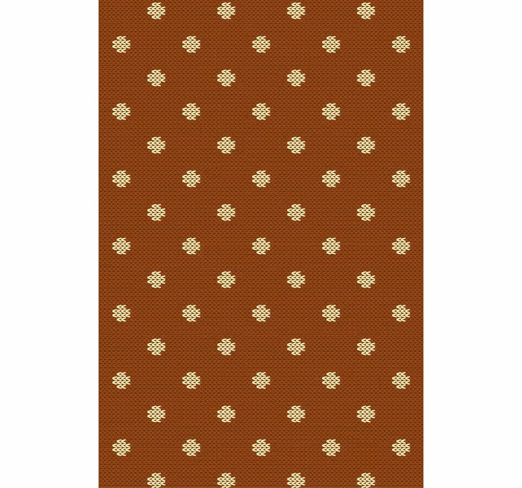 Living area wallpaper polka dot knit design - TenStickers