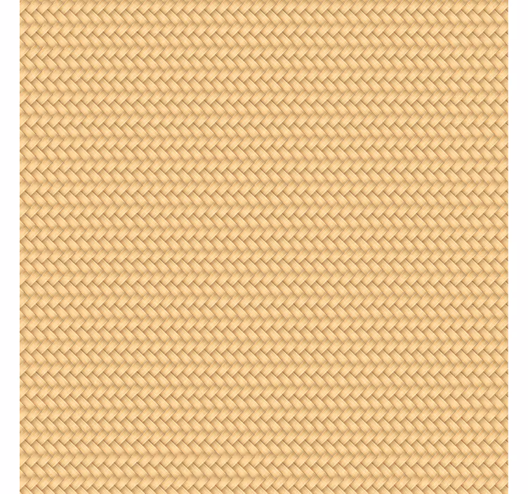 Living area wallpaper wicker weave texture - TenStickers