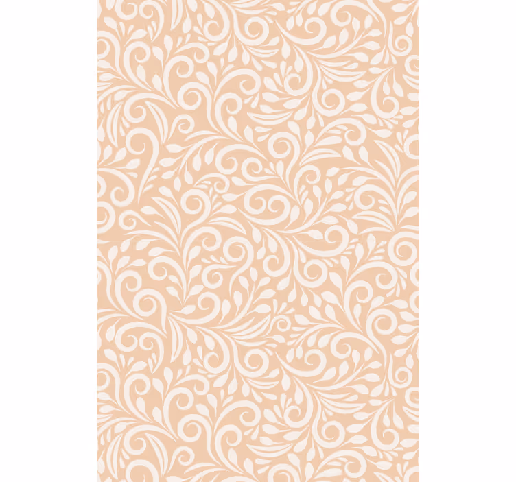 Living area wallpaper elegant botanical design - TenStickers