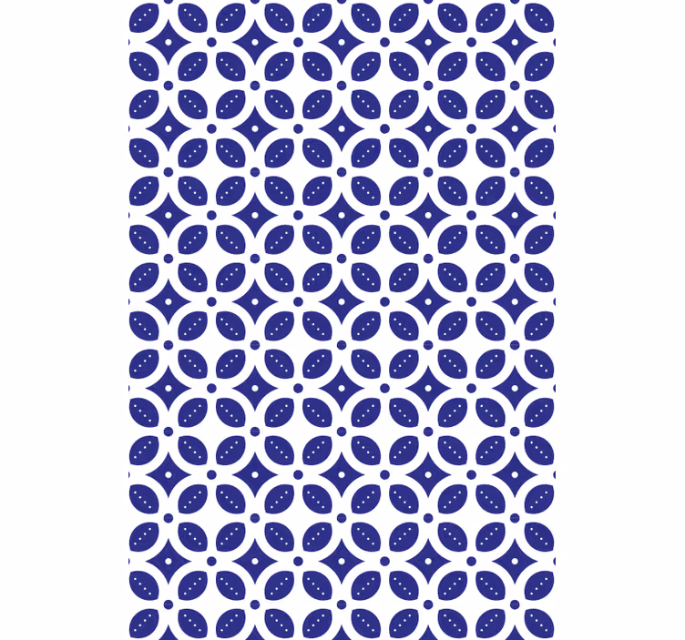 Living area wallpaper geometric pattern design - TenStickers