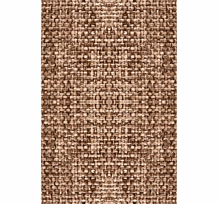 Living area wallpaper natural fiber weave - TenStickers