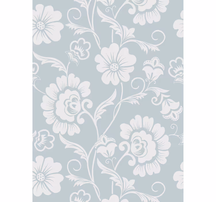 Living area wallpaper floral design arrangement - TenStickers