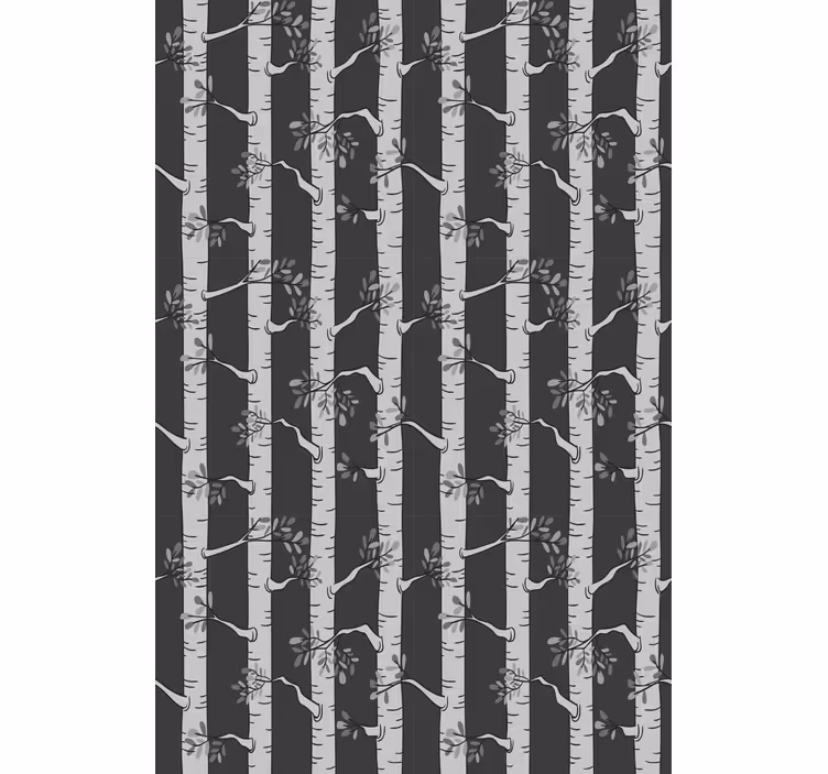 Wallpaper of a tree in bright scandinavian style - TenStickers