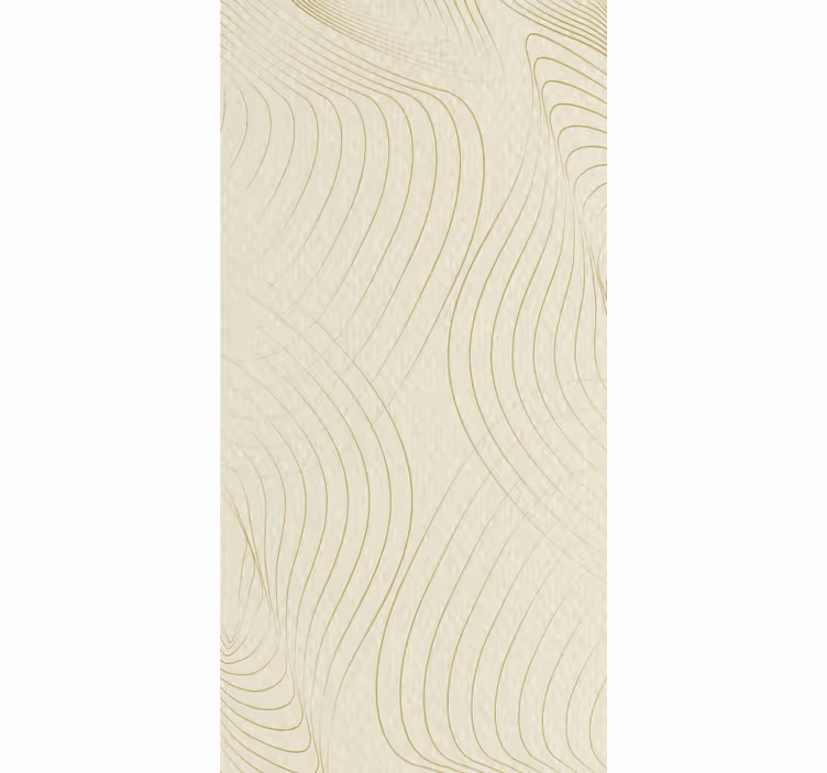 Living area wallpaper with subtle wave patterns - TenStickers