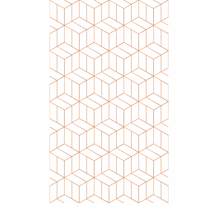 Contemporary wallpaper with modern octagonal design - TenStickers