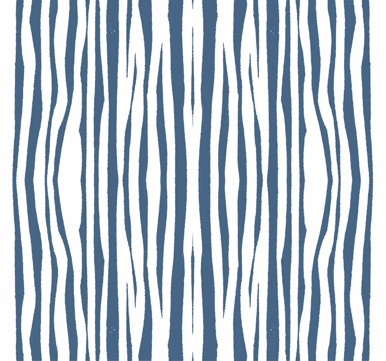 Contemporary wallpaper striped blue hampton style - TenStickers