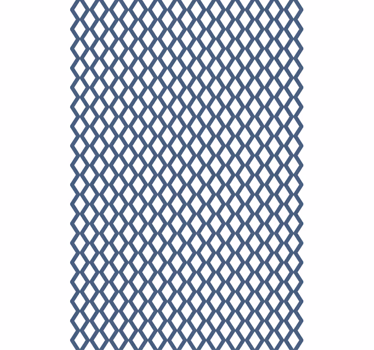 Contemporary wallpaper diamond pattern hampton style - TenStickers