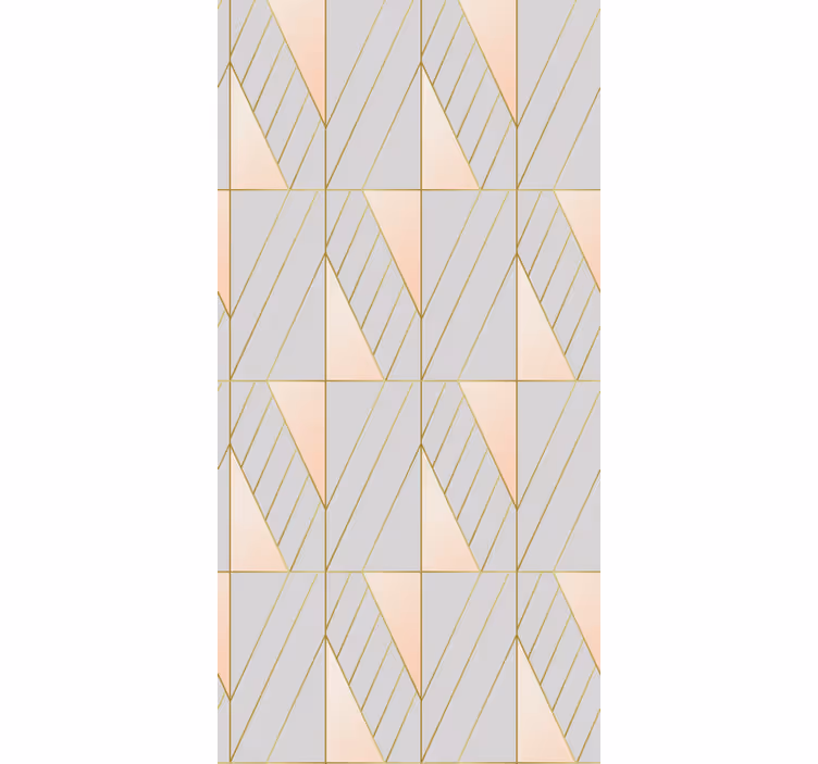 Contemporary wallpaper geometric patterned lines - TenStickers