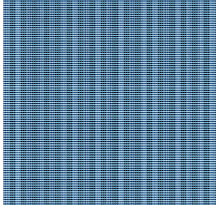 Wallpaper for dining area in blue woven plaid effect - TenStickers