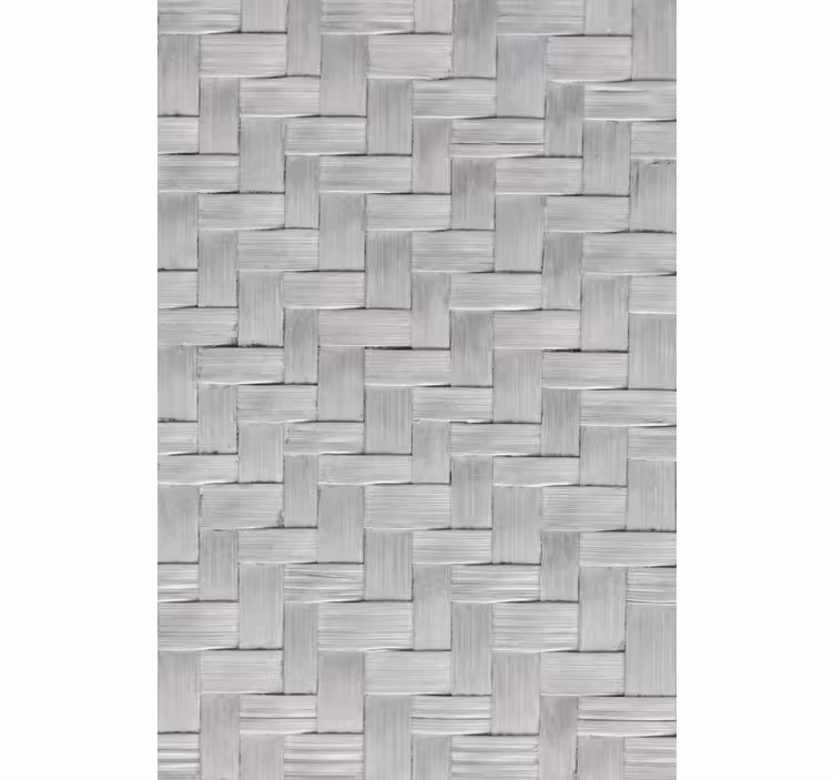 Living area wallpaper woven grey texture - TenStickers