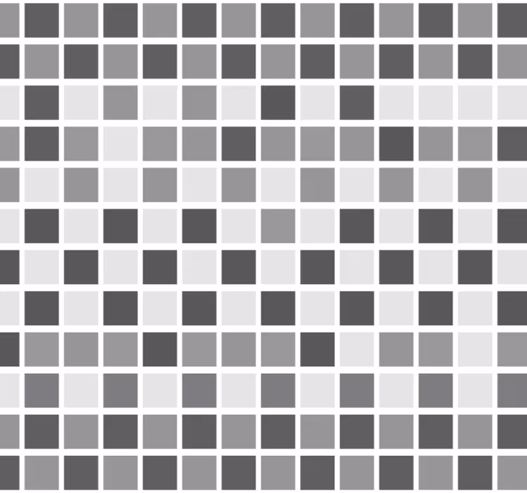 Bathroom wallpaper in grey tones - TenStickers