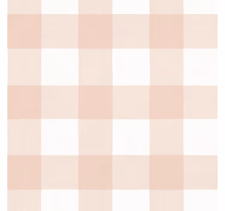 Children's wallpaper pink check design - TenStickers