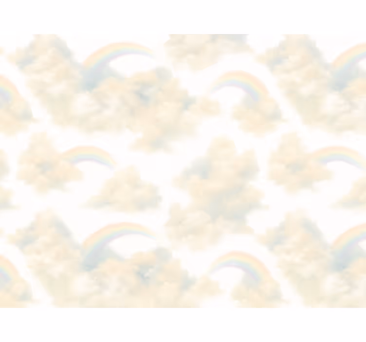 Children's wallpaper colorful sky - TenStickers